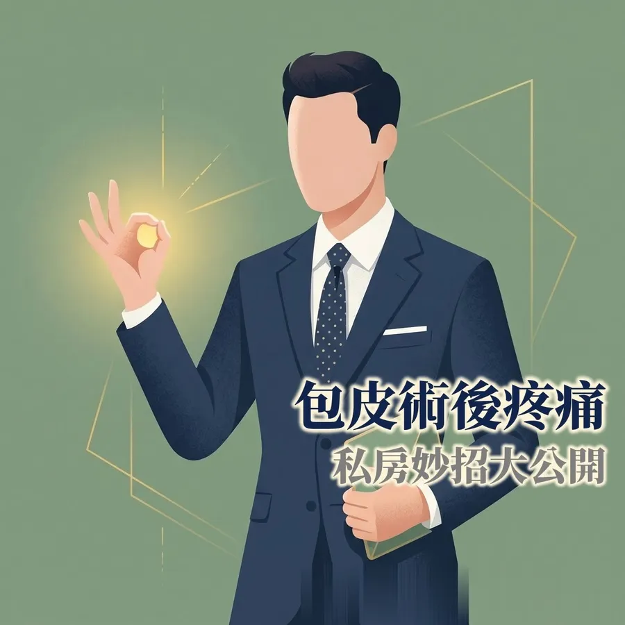包皮術後疼痛,私房妙招大公開